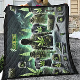 RealBud Camo Lightweight Breathable Quilt with Edge-Wrapping Strips - Iconic RBC Guy Design Yoycol